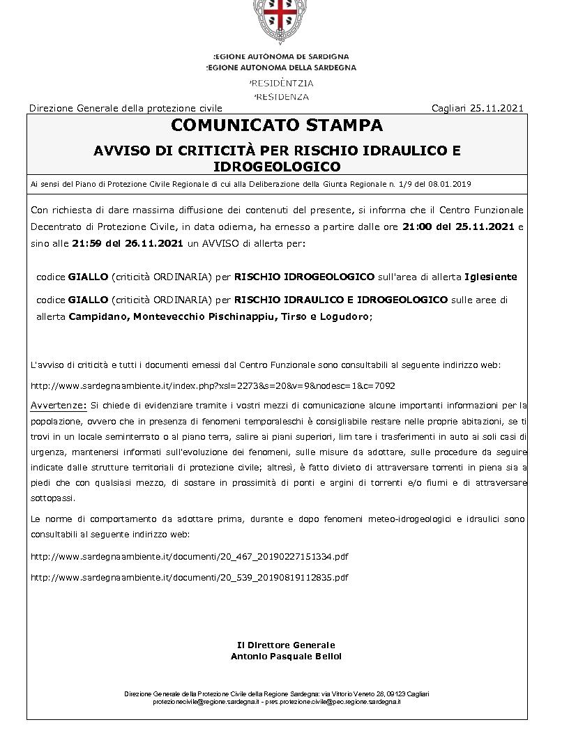 Allerta Meteo