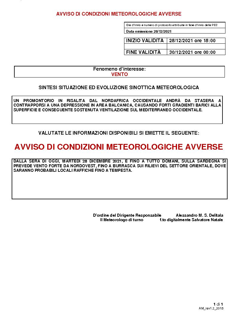 AVVISO