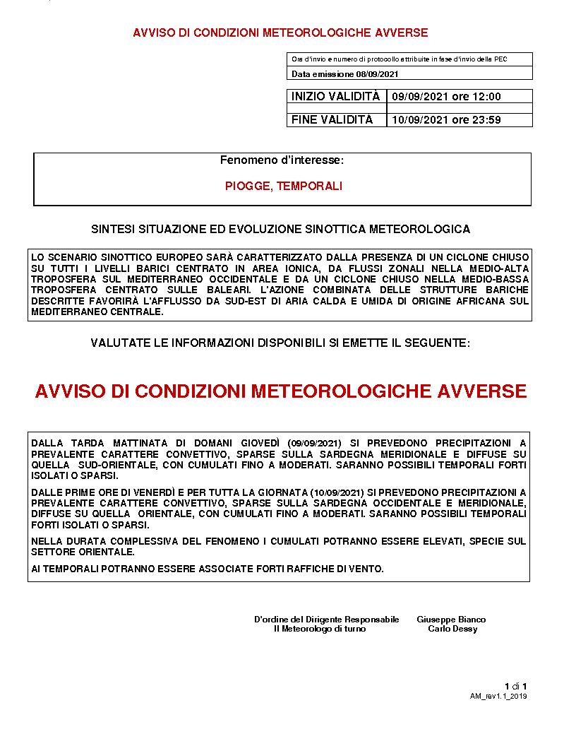 AVVISO