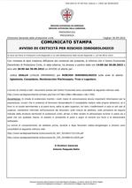 Avviso di criticità per rischio idrogeologico 