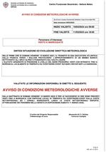Allerta meteo per vento e mareggiate 